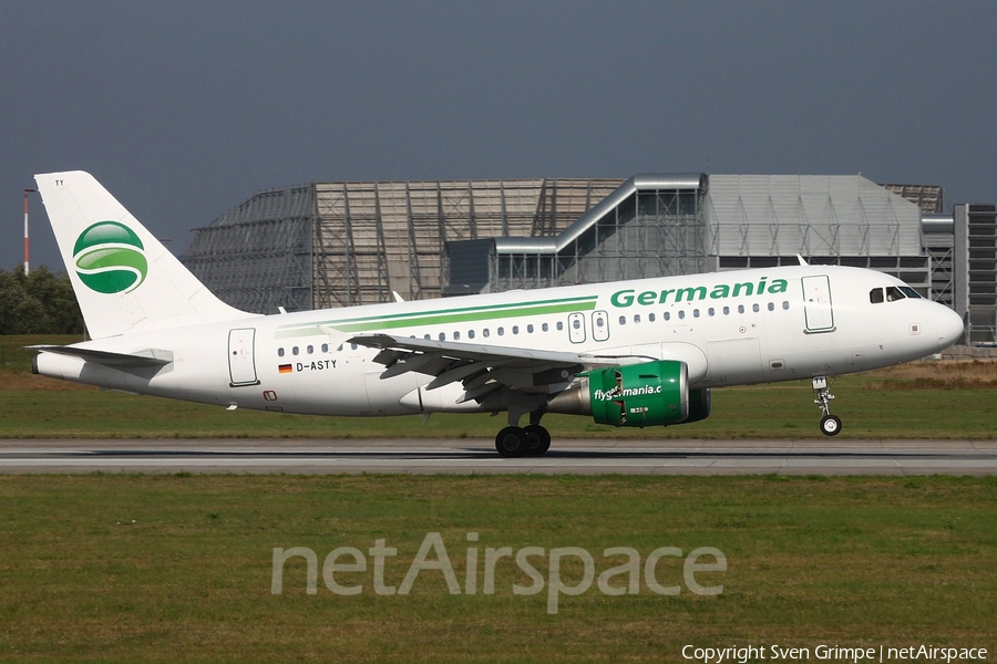 Germania Airbus A319-112 (D-ASTY) | Photo 281459