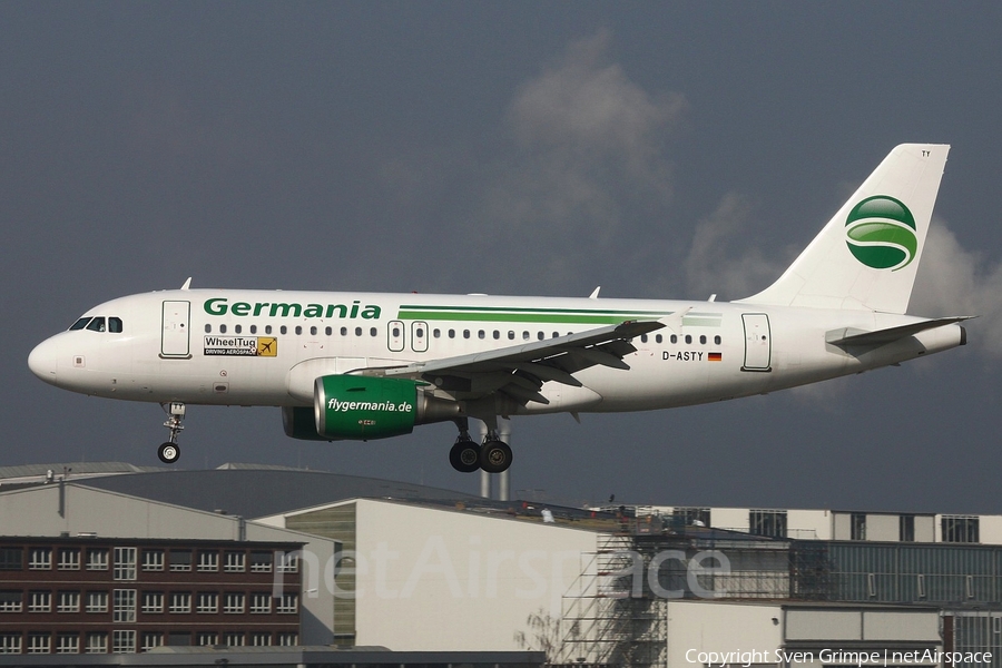 Germania Airbus A319-112 (D-ASTY) | Photo 42214