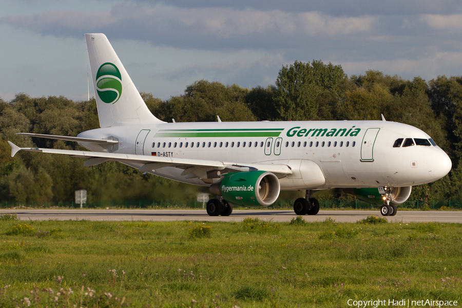 Germania Airbus A319-112 (D-ASTY) | Photo 86873