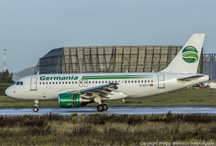 Germania Airbus A319-112 (D-ASTY) | Photo 89160
