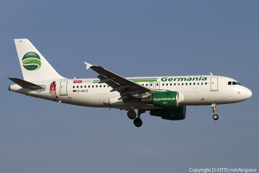 Germania Airbus A319-112 (D-ASTZ) | Photo 404355