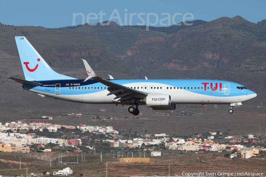 TUIfly Boeing 737-8BK (D-ASUN) | Photo 155287