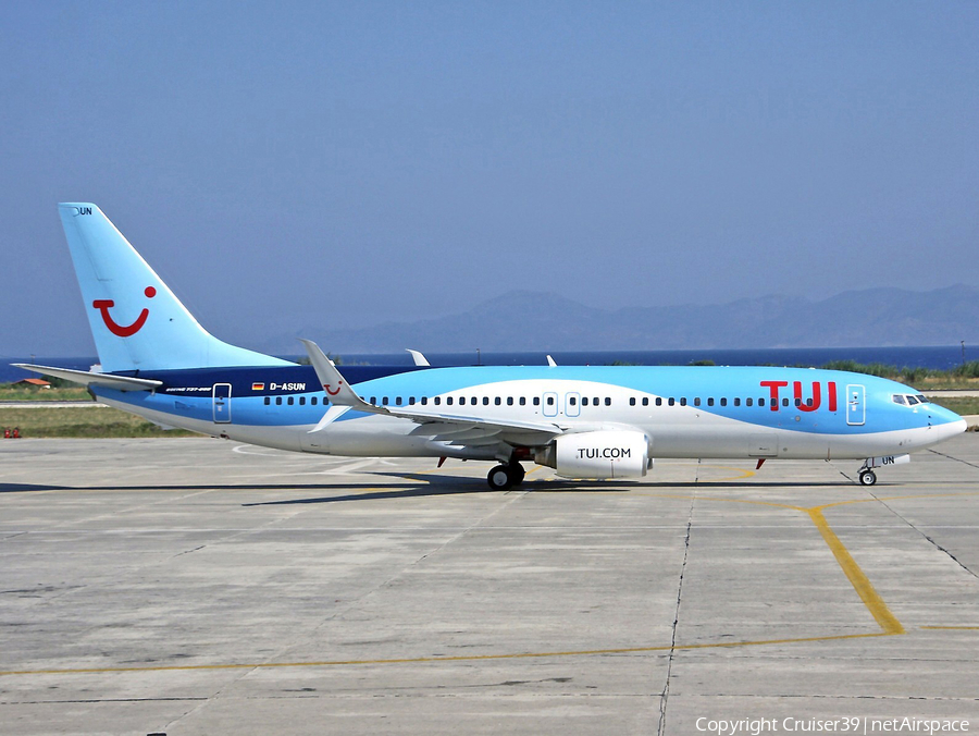 TUIfly Boeing 737-8BK (D-ASUN) | Photo 296605