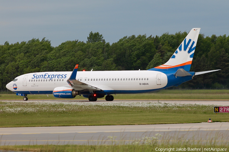 SunExpress Germany Boeing 737-8Z9 (D-ASXA) | Photo 138957
