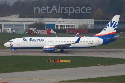 SunExpress Germany Boeing 737-8Z9 (D-ASXB) at  Hamburg - Fuhlsbuettel (Helmut Schmidt), Germany