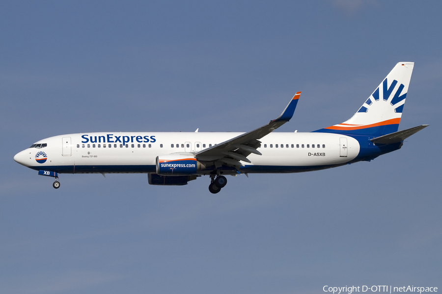 SunExpress Germany Boeing 737-8Z9 (D-ASXB) | Photo 413602