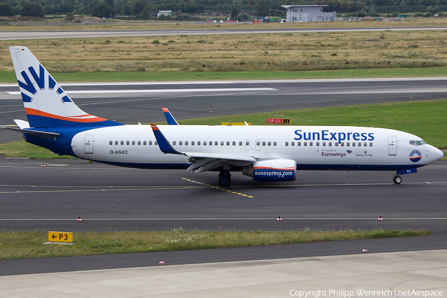 SunExpress Germany Boeing 737-86N (D-ASXC) | Photo 117418