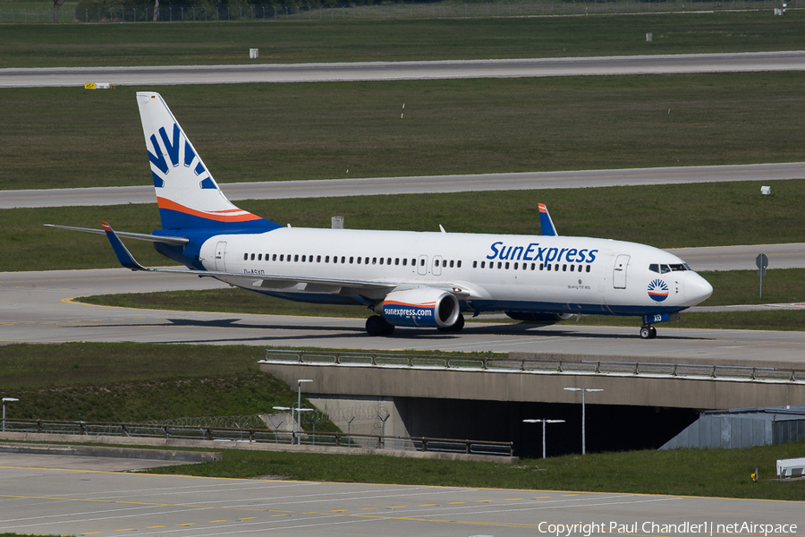 SunExpress Germany Boeing 737-8AS (D-ASXD) | Photo 161003