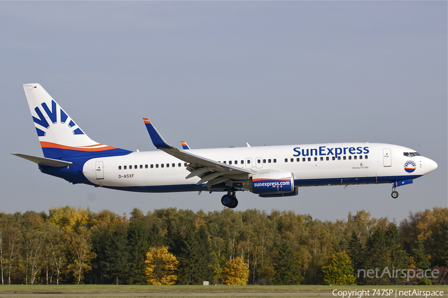 SunExpress Germany Boeing 737-8AS (D-ASXF) | Photo 33601