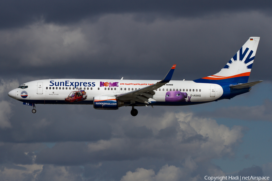 SunExpress Germany Boeing 737-8CX (D-ASXG) | Photo 85045