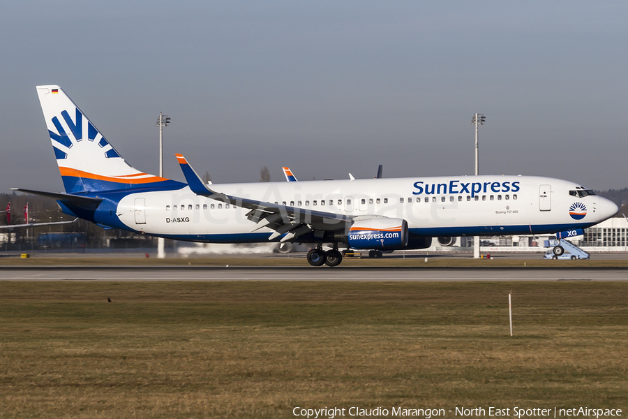 SunExpress Germany Boeing 737-8CX (D-ASXG) | Photo 97302