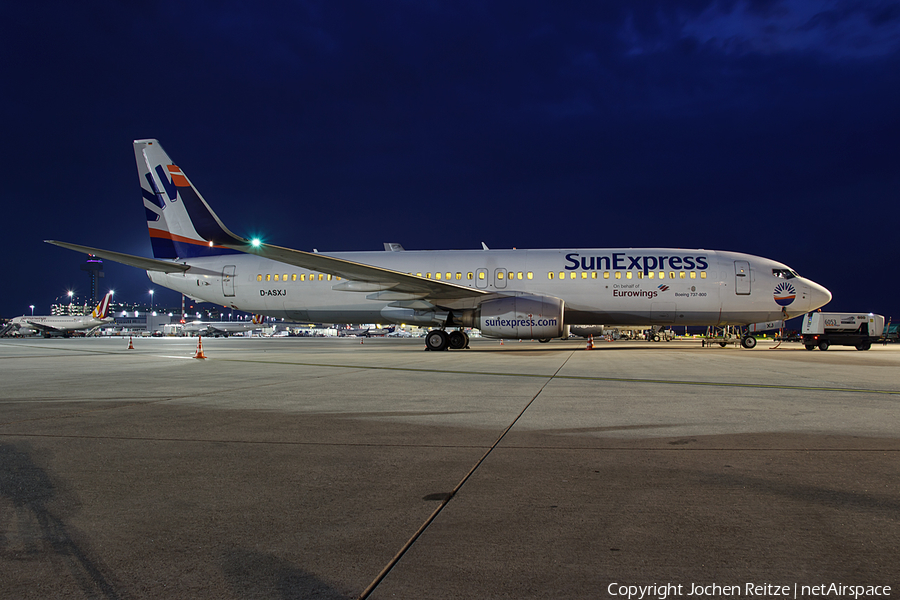 SunExpress Germany Boeing 737-86N (D-ASXJ) | Photo 153274
