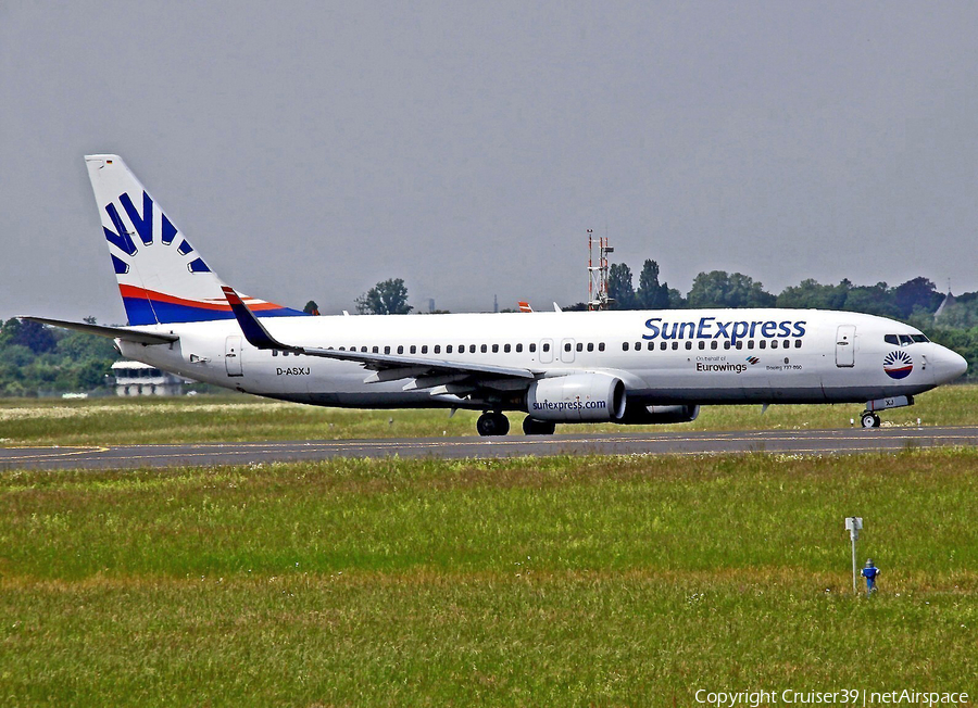 SunExpress Germany Boeing 737-86N (D-ASXJ) | Photo 160937