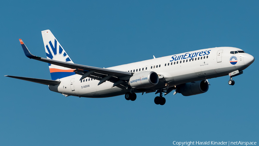 SunExpress Germany Boeing 737-8HC (D-ASXW) | Photo 301125