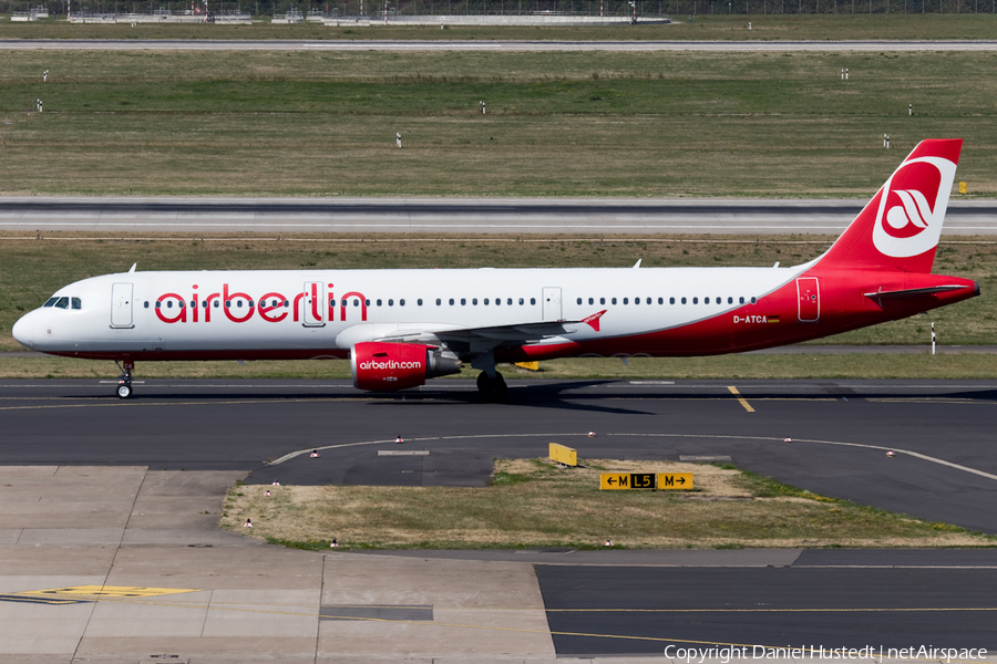 Air Berlin (Niki) Airbus A321-211 (D-ATCA) | Photo 425631