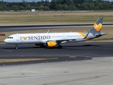 Condor Airbus A321-211 (D-ATCD) at  Dusseldorf - International, Germany