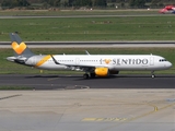 Condor Airbus A321-211 (D-ATCD) at  Dusseldorf - International, Germany