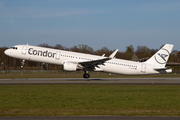 Condor Airbus A321-211 (D-ATCF) at  Hamburg - Fuhlsbuettel (Helmut Schmidt), Germany