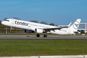 Condor Airbus A321-211 (D-ATCF) at  Hamburg - Fuhlsbuettel (Helmut Schmidt), Germany