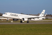 Condor Airbus A321-211 (D-ATCF) at  Hamburg - Fuhlsbuettel (Helmut Schmidt), Germany