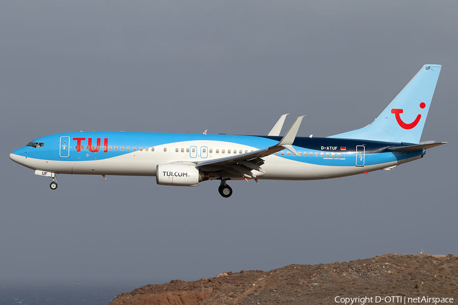 TUI Airlines Germany Boeing 737-8K5 (D-ATUF) | Photo 259798