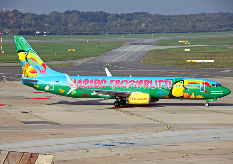 TUIfly Boeing 737-8K5 (D-ATUJ) at  Hamburg - Fuhlsbuettel (Helmut Schmidt), Germany