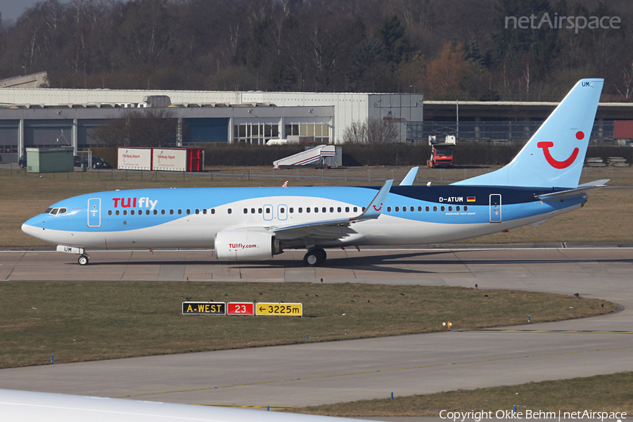 TUIfly Boeing 737-8K5 (D-ATUM) | Photo 42450