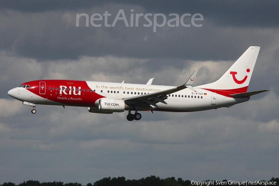 TUIfly Boeing 737-8K5 (D-ATUZ) | Photo 188162