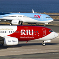 TUIfly Boeing 737-8K5 (D-ATUZ) at  Gran Canaria, Spain