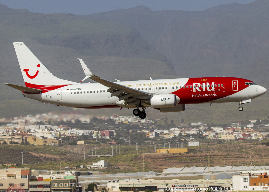 TUIfly Boeing 737-8K5 (D-ATUZ) | Photo 297954