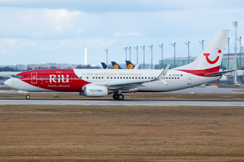 TUIfly Boeing 737-8K5 (D-ATUZ) at  Munich, Germany