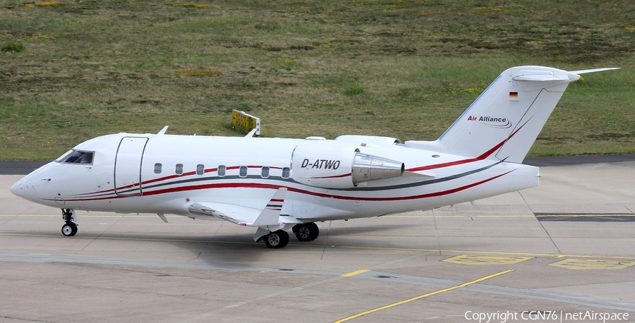 Air Alliance Bombardier CL-600-2B16 Challenger 604 (D-ATWO) | Photo 447224