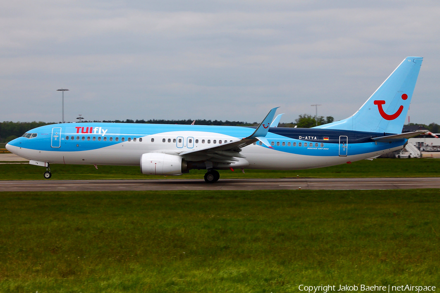 TUI Airlines Germany Boeing 737-8K5 (D-ATYA) | Photo 163491