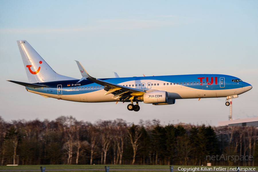 TUI Airlines Germany Boeing 737-8K5 (D-ATYA) | Photo 413225