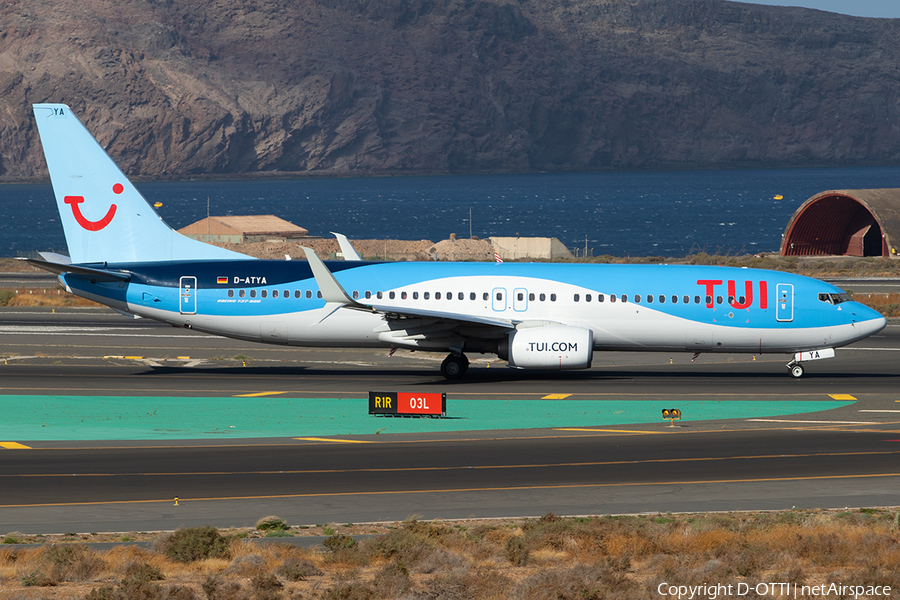 TUI Airlines Germany Boeing 737-8K5 (D-ATYA) | Photo 261108
