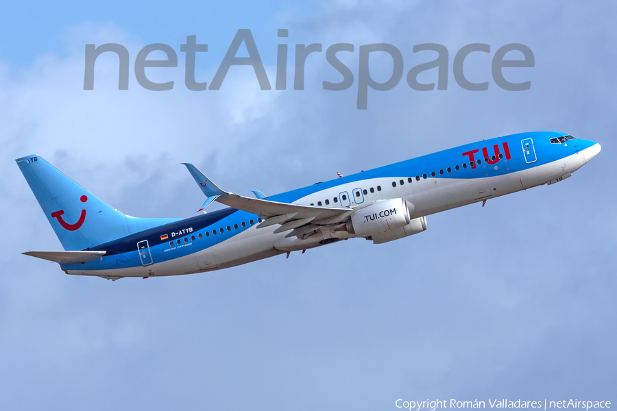 TUI Airlines Germany Boeing 737-8K5 (D-ATYB) | Photo 422407