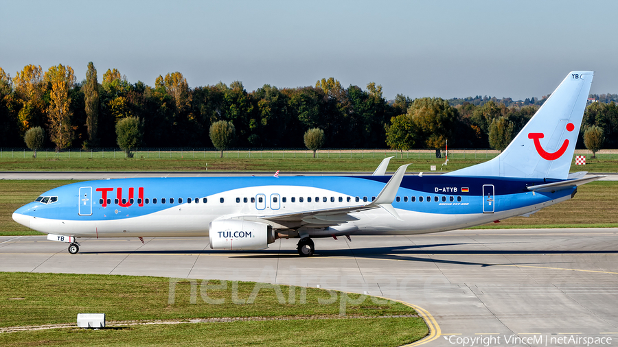 TUI Airlines Germany Boeing 737-8K5 (D-ATYB) | Photo 337542