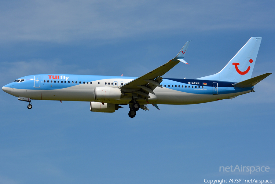 TUIfly Boeing 737-8K5 (D-ATYB) | Photo 179227