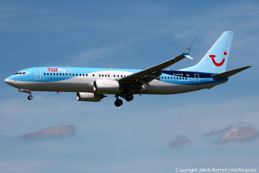 TUIfly Boeing 737-8K5 (D-ATYB) | Photo 183131