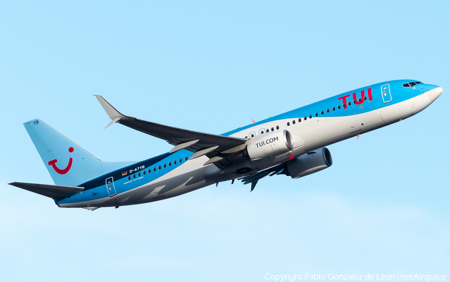 TUIfly Boeing 737-8K5 (D-ATYB) | Photo 334464