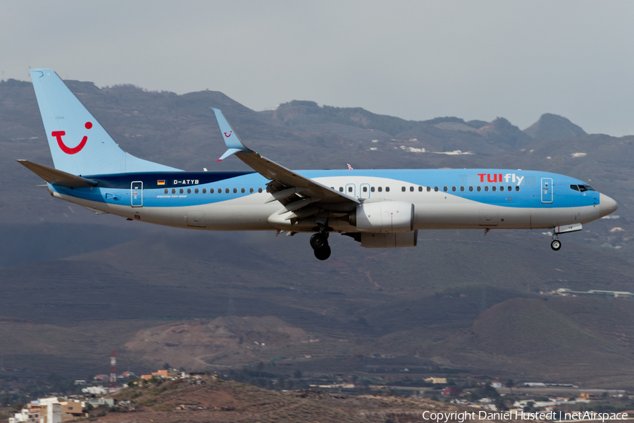 TUIfly Boeing 737-8K5 (D-ATYB) | Photo 443700