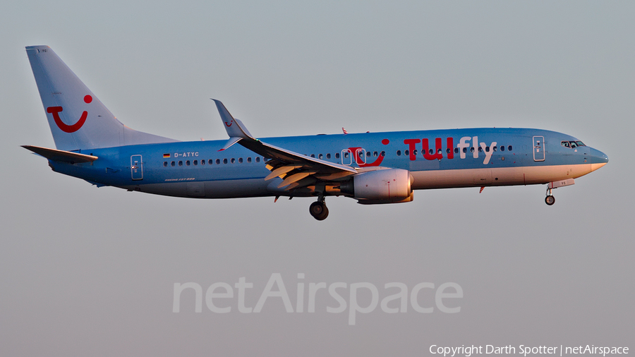 TUIfly Boeing 737-8K5 (D-ATYC) | Photo 240694