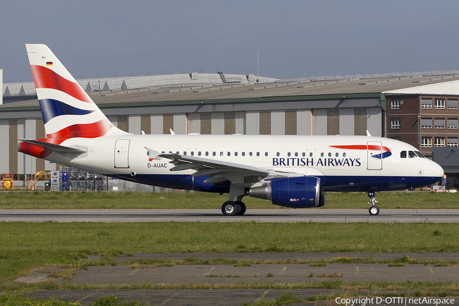 British Airways Airbus A318-112(CJ) Elite (D-AUAC) | Photo 277552