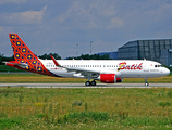 Batik Air Airbus A320-214 (D-AUAD) at  Hamburg - Finkenwerder, Germany