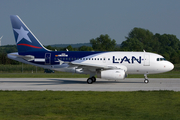 LAN Airlines Airbus A318-121 (D-AUAD) at  Hamburg - Finkenwerder, Germany