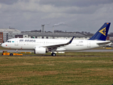 Air Astana Airbus A320-271N (D-AUAI) at  Hamburg - Finkenwerder, Germany