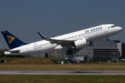 Air Astana Airbus A320-271N (D-AUAI) at  Hamburg - Finkenwerder, Germany