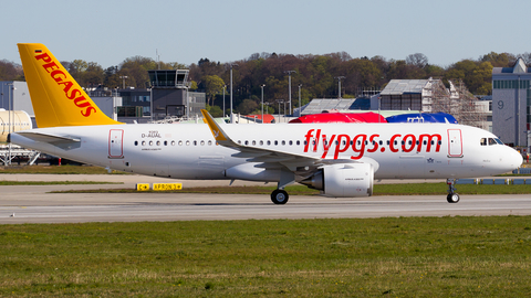 Pegasus Airlines Airbus A320-251N (D-AUAL) at  Hamburg - Finkenwerder, Germany