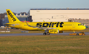 Spirit Airlines Airbus A320-232 (D-AUAL) at  Hamburg - Finkenwerder, Germany