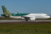 SaudiGulf Airlines Airbus A320-251N (D-AUAM) at  Hamburg - Finkenwerder, Germany